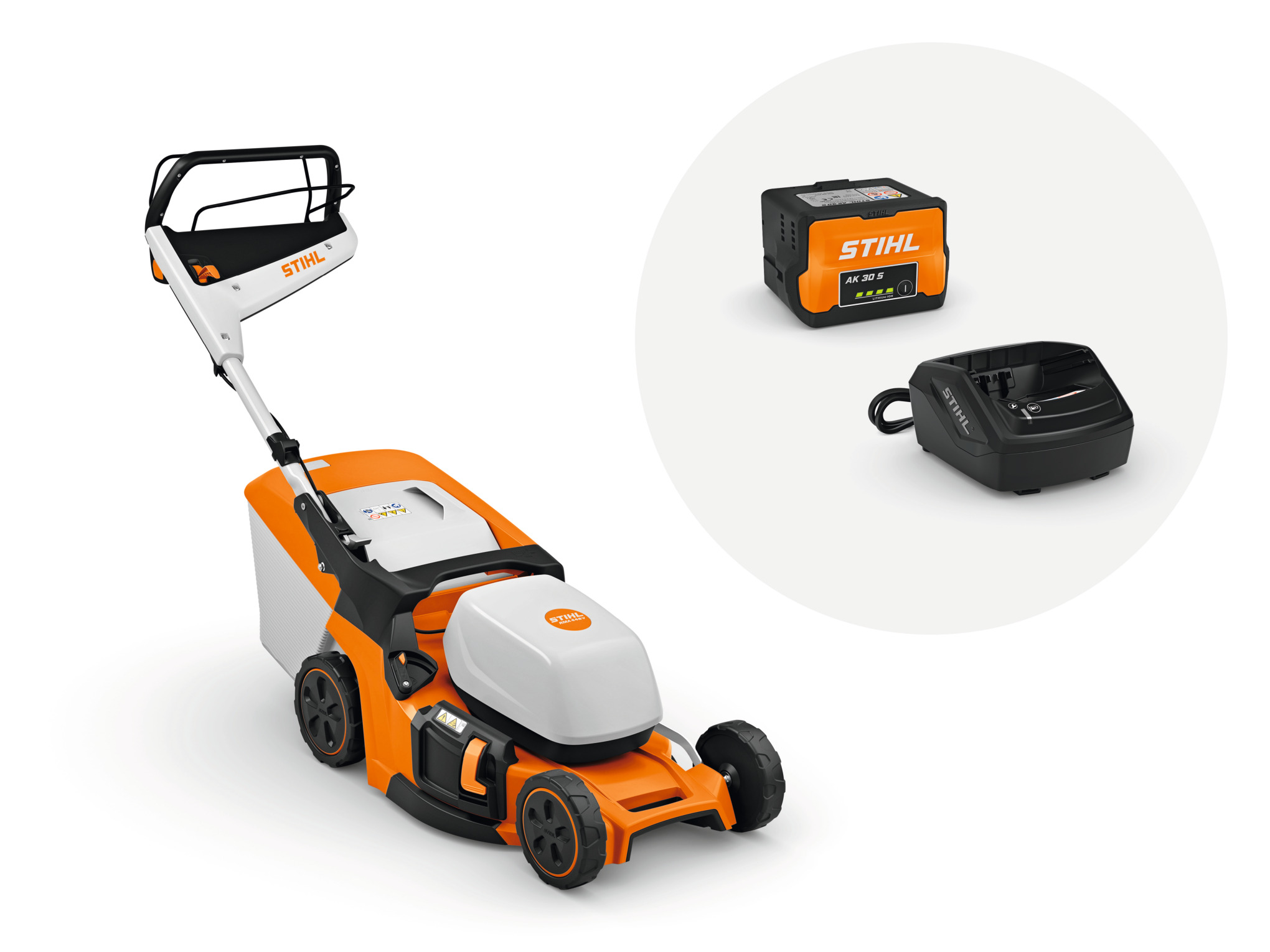 RMA 448 V med batteri og lader