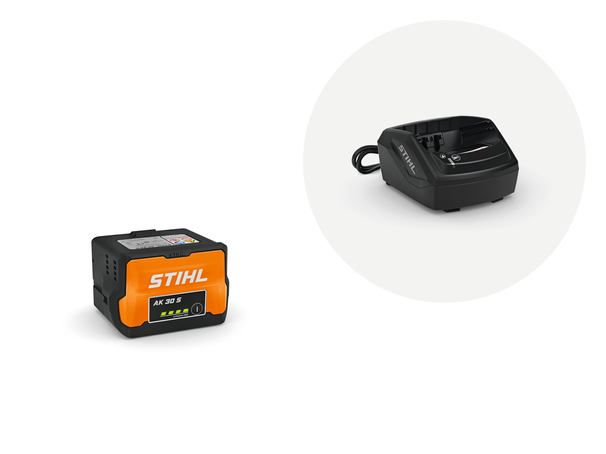 Startsett med batteri AK 30 S og lader AL 101
