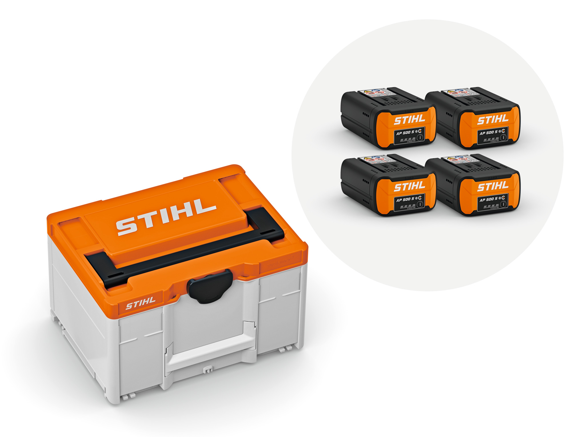 Batteriboks M med 4x AP 500 S