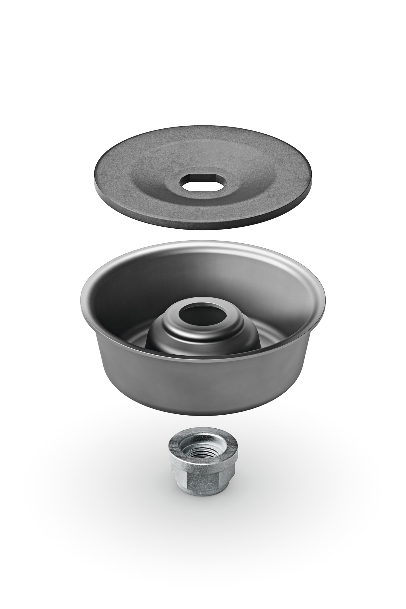 Sett med monteringsdeler til gresskniver, krattkniver og sagblader