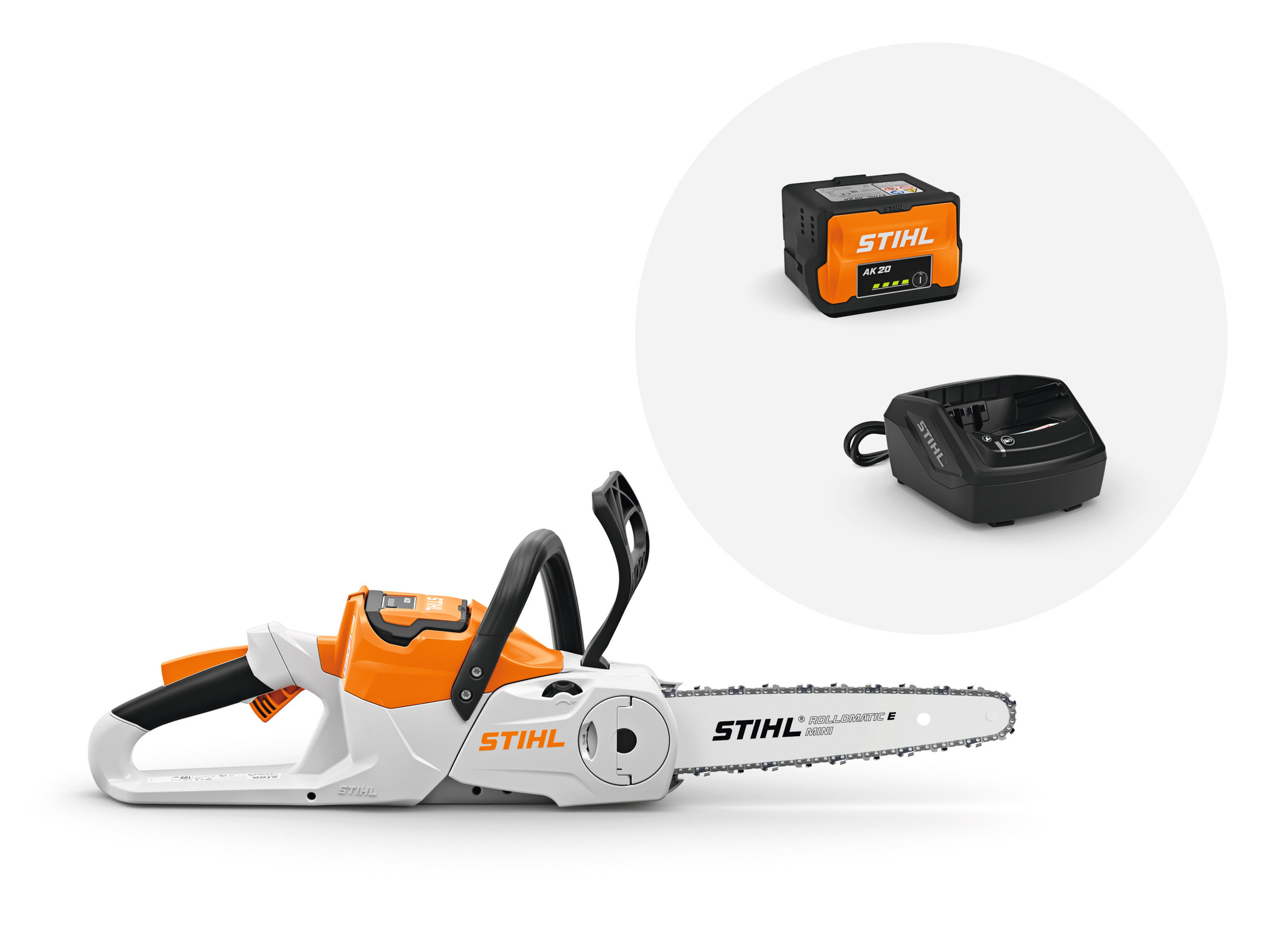 MSA 60 C-B batterimotorsag med AK 20 batteri og AL 101 lader
